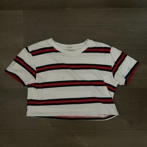 Brandy Melville Striped Crop Top